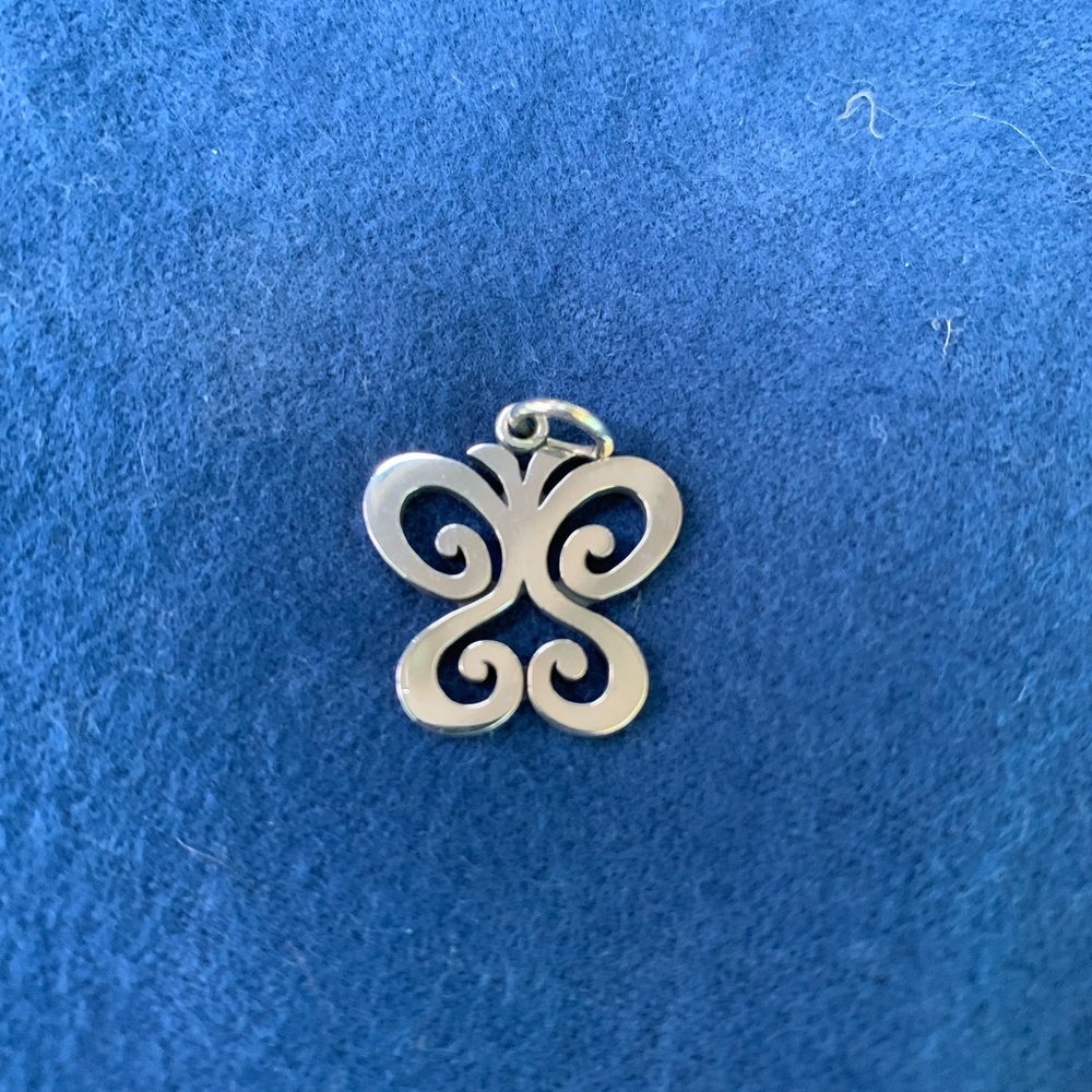 James Avery Spring Butterfly Charm Small Silver